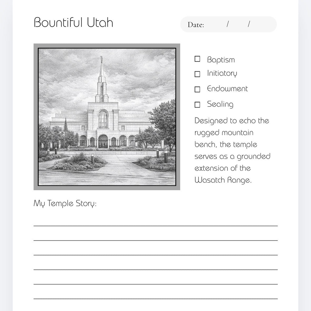 My Temple Journey: Utah Edition | A Scratch-Off Guide to Utah Temples